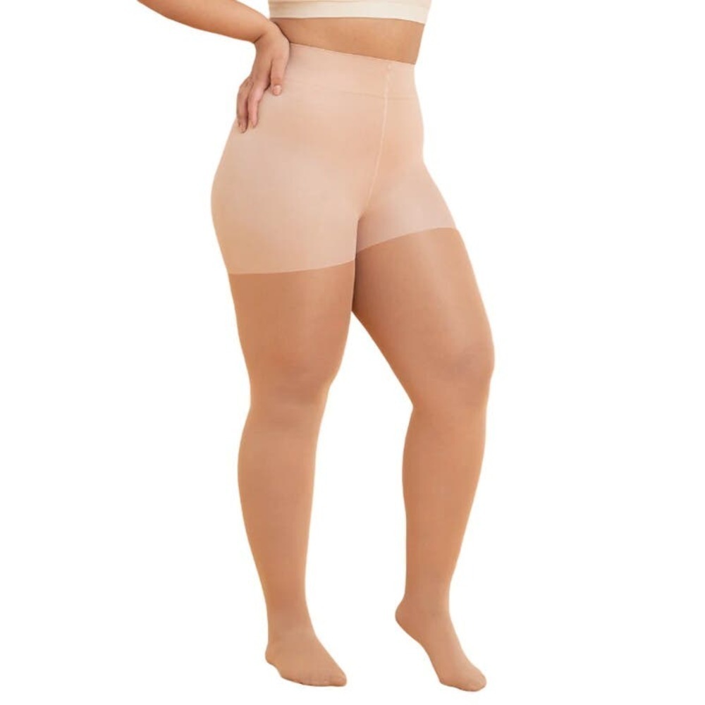 Shapermint Tear-Proof Shaping Tights in Latte, Size L​​​​​